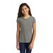 District DT130YG Girls Perfect Tri Top in Grey Frost size Small | Triblend