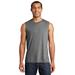 District DT6300 V.I.T. Muscle Tank Top in Grey Frost size Medium | Cotton