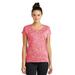 Sport-Tek LST390 Women's PosiCharge Electric Heather Sporty Top in Deep Red size XS | Polyester