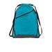 Port Authority BG616 Zip-It Cinch Pack in Tropic Blue/Black size OSFA | Canvas