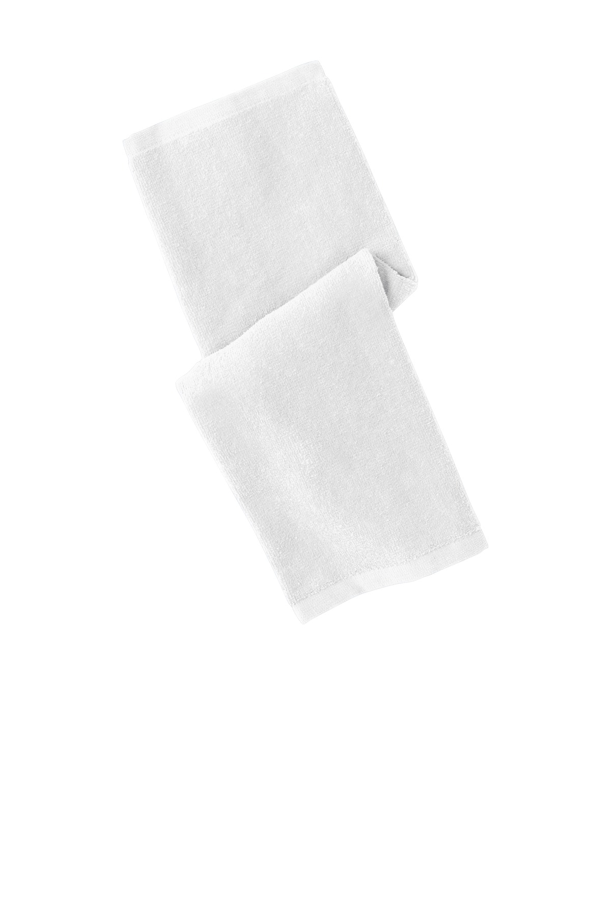 Port Authority PT390 Hemmed Towel in White size OSFA | Cotton
