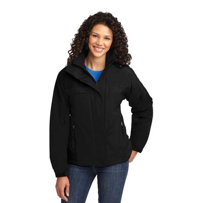 Port Authority L792 Women's Nootka Jacket in Black size XS | Fleece