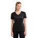 Sport-Tek LST353 Women's PosiCharge Competitor V-Neck Top in Black size XS | Polyester