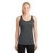 Sport-Tek LST356 Women's PosiCharge Competitor Racerback Tank Top in Iron Grey size XL | Polyester