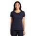 Sport-Tek LST450 Women's PosiCharge Competitor Cotton Touch Scoop Neck Top in True Navy Blue size Small | Polyester
