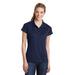 Sport-Tek LST659 Women's Contrast Stitch Micropique Sport-Wick Polo Shirt in True Navy Blue size 3XL | Polyester