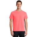 Port & Company PC099 Men's Beach Wash Garment-Dyed Top in Neon Coral size XL | Cotton