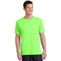 Port & Company PC54T Tall Core Cotton Top in Neon Green size Large/Tall