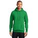 Port & Company PC78H Core Fleece Pullover Hooded Sweatshirt in Clover Green size Small | Cotton/Polyester Blend
