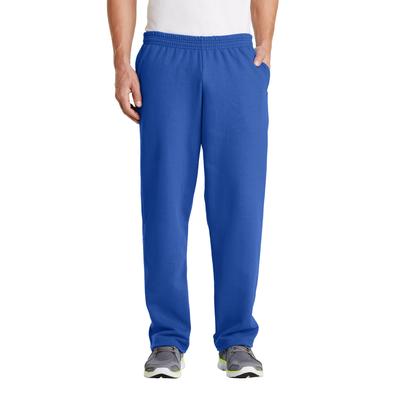 Port & Company PC78P Core Fleece Sweatpant with Pockets in Royal Blue size Large | Cotton/Polyester Blend