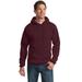 Port & Company PC90H Essential Fleece Pullover Hooded Sweatshirt in Maroon size Large