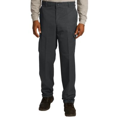 Red Kap PT88 Industrial Cargo Pant in Black size 32X32 | Cotton/Polyester Blend