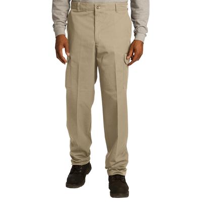 Red Kap PT88 Industrial Cargo Pant in Khaki size 36X37 | Cotton/Polyester Blend
