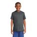 Sport-Tek YST350 Youth PosiCharge Competitor Top in Iron Grey size Medium | Polyester