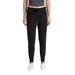 Sport-Tek LST299 Women's PosiCharge Tri-Blend Wicking Fleece Jogger Pant in Black Triad Solid size 2XL | Triblend