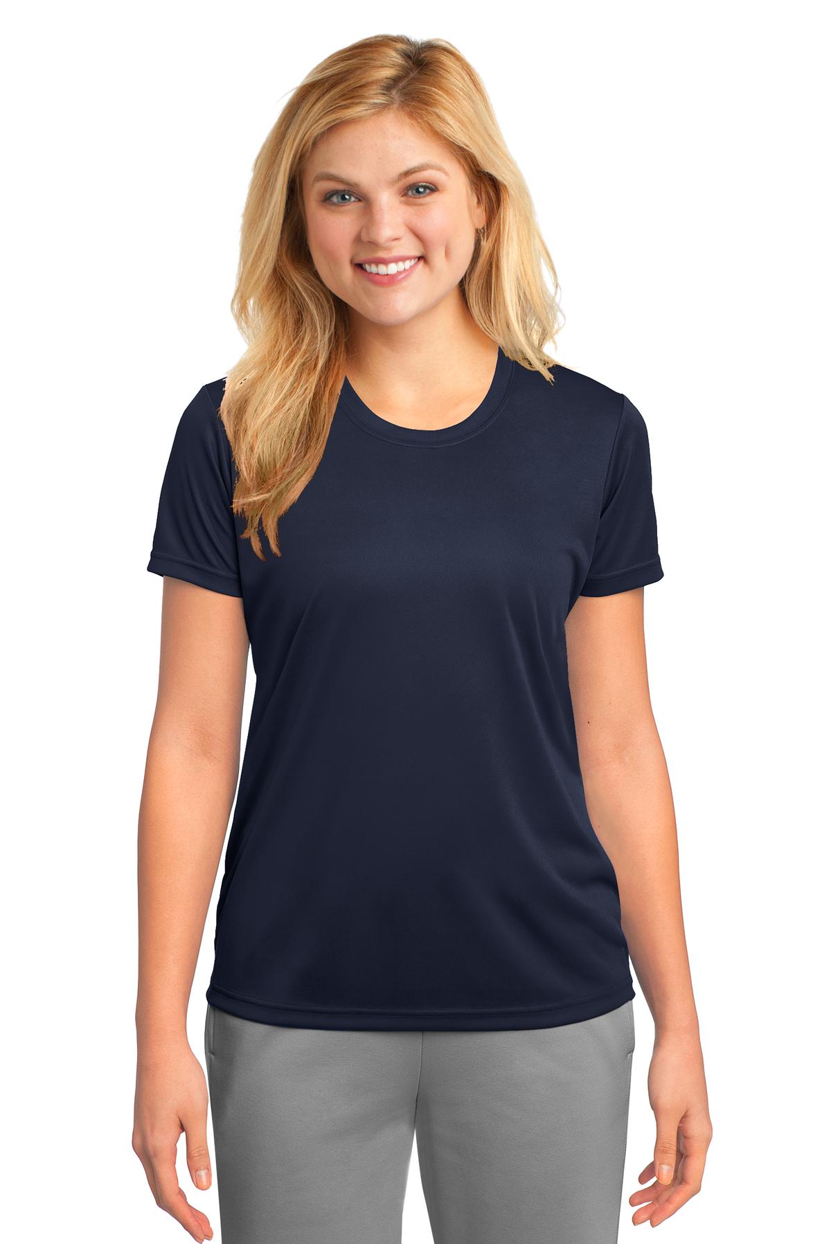 Port & Company LPC380 Women's Performance Top in Deep Navy Blue size 4XL | Polyester