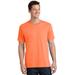 Port & Company PC54T Tall Core Cotton Top in Neon Orange size Large/Tall | Cotton/Polyester Blend