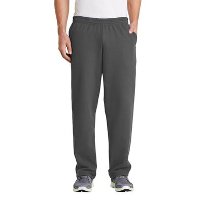Port & Company PC78P Core Fleece Sweatpant with Pockets in Charcoal size Small | Cotton/Polyester Blend