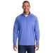 Sport-Tek ST850 Sport-Wick Stretch 1/4-Zip Pullover T-Shirt in True Royal Blue Heather size XL | Polyester/Spandex Blend
