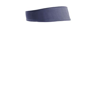 Sport-Tek STA46 Contender Headband in True Navy Blue Heather size OSFA | Polyester