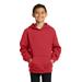 Sport-Tek YST254 Youth Pullover Hooded Sweatshirt in True Red size Large | Cotton Polyester