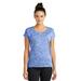 Sport-Tek LST390 Women's PosiCharge Electric Heather Sporty Top in True Royal Blue size Medium | Polyester