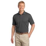 Port Authority TLK527 Tall Tech Pique Polo Shirt in Grey Smoke size 2XLT | Polyester