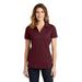 Sport-Tek LST690 Women's PosiCharge Active Textured Polo Shirt in Maroon size XL | Polyester