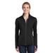 Sport-Tek LST853 Women's Sport-Wick Stretch Contrast Full-Zip Jacket in Black/Charcoal Grey size Large | Polyester/Spandex Blend