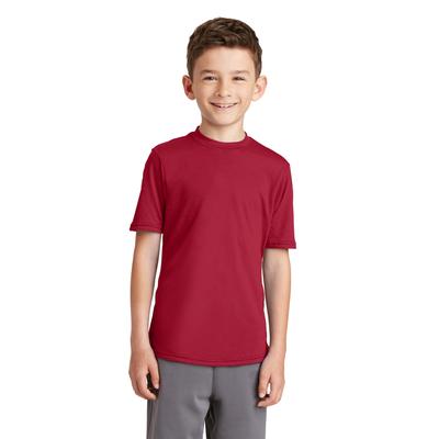 Port & Company PC381Y Youth Performance Blend Top in Red size XL | Polyester