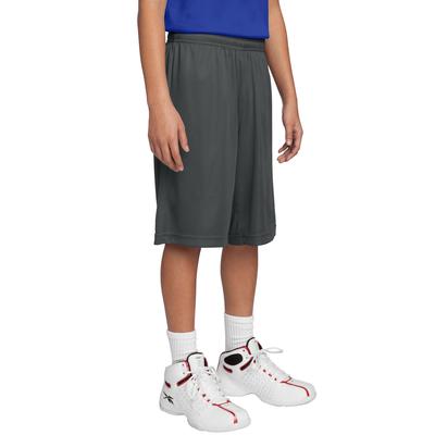 Sport-Tek YST355 Youth PosiCharge Competitor Short in Iron Grey size Small | Polyester