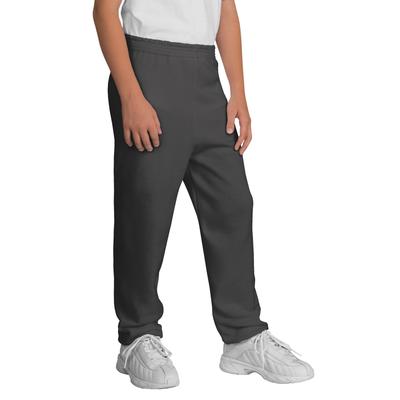 Port & Company PC90YP Youth Core Fleece Sweatpant in Charcoal size XS