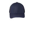 Port Authority C112 Snapback Trucker Cap in True Navy Blue size OSFA | Polyester Blend