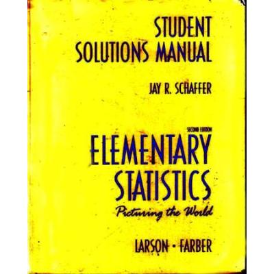 Elementary Statistics: Picturing The World