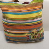 Disney Bags | Disneyland Resort Multi Colored Striped Tote Bag | Color: Brown/Orange | Size: Os