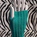 Free People Accessories | Free People Fingerless Gloves | Color: Green | Size: Os