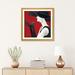 East Urban Home Haute Chapeau Rouge II by Marco Fabiano - Painting Print Paper in Black/Red/White | 24 H x 24 W in | Wayfair