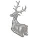 Northlight Seasonal 10" Metallic Silver Sitting Reindeer Christmas Tabletop Decor Ceramic | 10 H x 8 W x 2.5 D in | Wayfair NORTHLIGHT Q587315