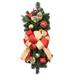 The Holiday Aisle® Madison Pre-Lit Swag w/ 20 Warm Lights | 26 H x 12 W x 7 D in | Wayfair 55C48AC31A0B41B09107C0844965B91C