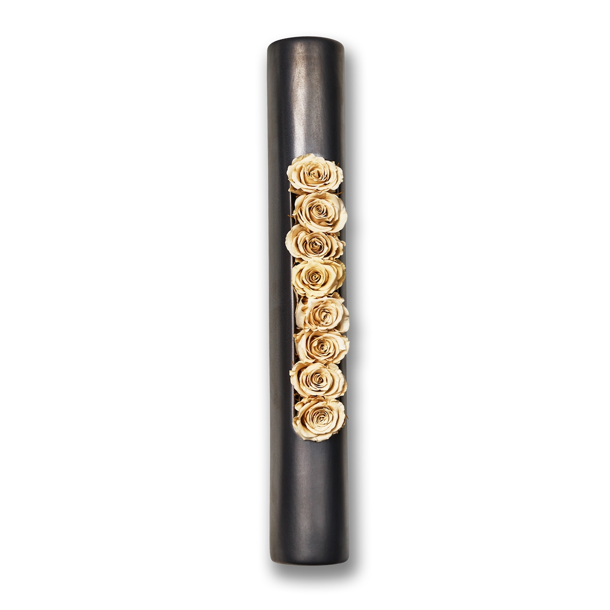 Flowerbox Infinity-Bloom Tube - anthrazit/champagne - 40x6,5 cm Image