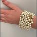 J. Crew Jewelry | J Crew Pearl Bracelet 6.5 “ Laying Flat | Color: White/Yellow | Size: Os