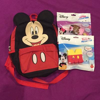Disney Toys | Mickey Mouse Set | Color: Black/Red | Size: Osbb