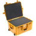 Pelican 1607AirWF Wheeled Carry-On Hard Case with Foam Insert (Yellow) 016070-0001-240