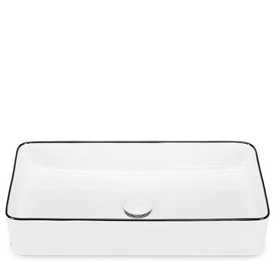 Aufsatzwaschbecken AMSTERDAM - Aufsatzwaschbecken in weißer Keramik, B60