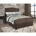 Winston Porter Romeville Low Profile Storage Platform Bed Upholstered/Polyester in Gray | 15 H x 64.5 W x 83 D in | Wayfair