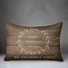 The Holiday Aisle® Batam Happy Holidays Rustic Wood Rectangular Pillow Cover & Insert Polyester/Polyfill blend | 14 H x 20 W x 1.5 D in | Wayfair