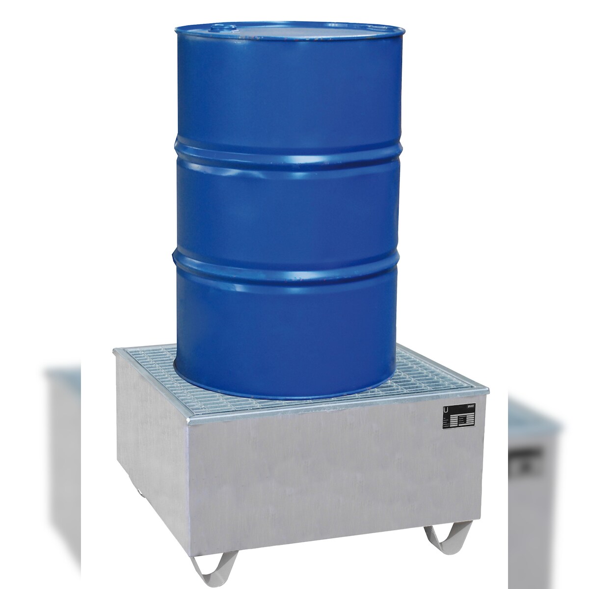 Auffangwanne 1 PE feuerverzinkt Umwelt Lagertechnik Image