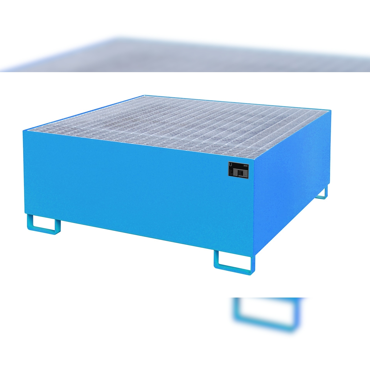 Auffangwanne 1000 lackiert RAL5012 Lichtblau Umwelt Lagertechnik Image