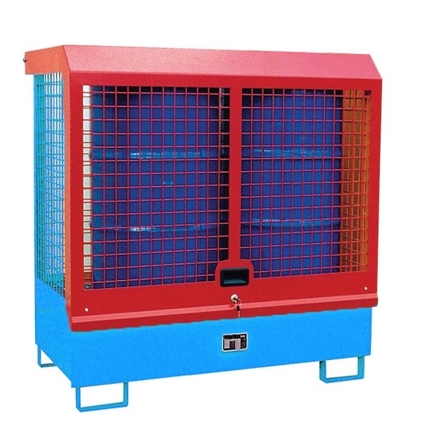 Bauer Gefahrstoff Depot GD C lackiert RAL5012 Lichtblau Umwelt Lagertechnik Image