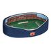 Orange/Navy Auburn Tigers 38'' x 25'' 8'' Large Stadium Oval Dog Bed